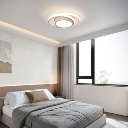 Pheashine Modern Acrylic LED Ceiling Light, with a Swallowtail Design, Featuring Five 60W Bulbs Emitting 4500K Neutral White Light. This Recessed Ceiling light is Suitable for Living Rooms, Bedrooms, Dining rooms, and Kitchens - thumbnail 3