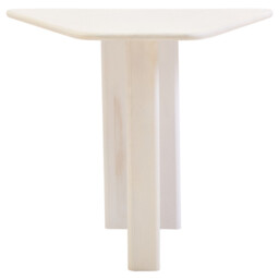 Fifty Five South Coffee Table Walsa Triangle Solid Mango Wood Whitewash - thumbnail 7