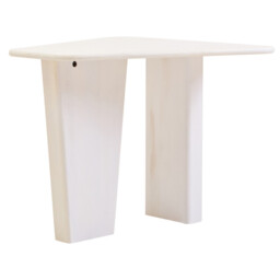 Fifty Five South Coffee Table Walsa Triangle Solid Mango Wood Whitewash - thumbnail 3