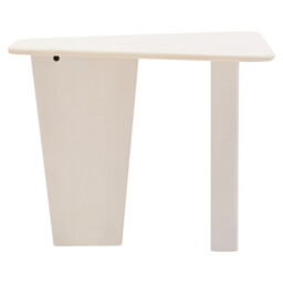 Fifty Five South Coffee Table Walsa Triangle Solid Mango Wood Whitewash - thumbnail 4