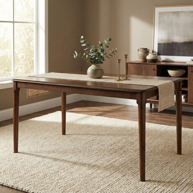 Dining Table Orlando Rectangle Walnut W: 90 x L: 150cm - image 1