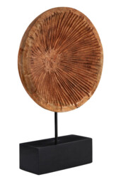 Fifty Five South Sculpture Fidel Carved Round Natural - thumbnail 2