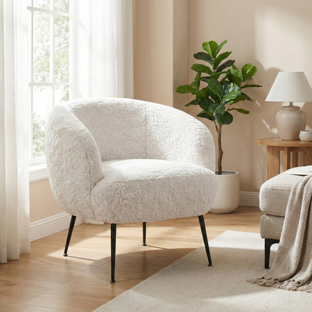 Accent Chair Willow White - image 1