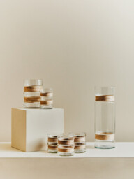 Interiors by Premier Candle Holder Kuta Tealight Natural 3pcs - thumbnail 5