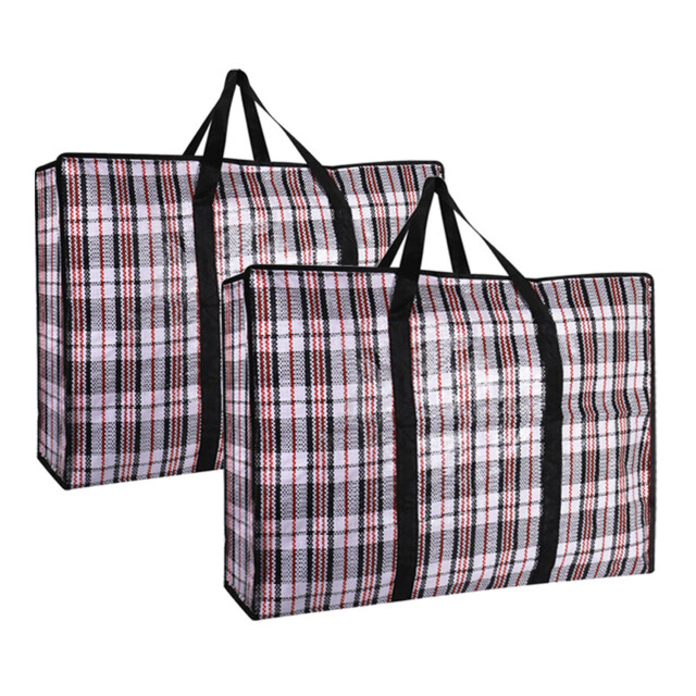 2-Piece Practical Down Comforter Storage Bag, Space-Saving, Can Be Used to Store Clothes and Bedding. 68*50*24cm Black - image 1