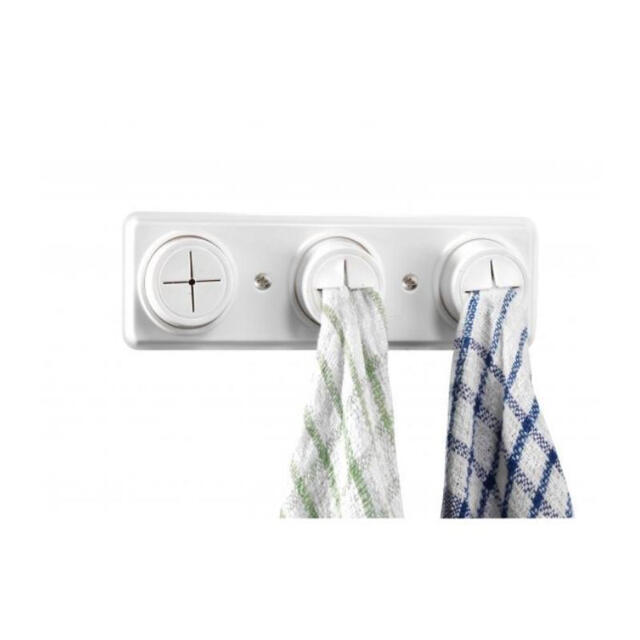 Croydex Triple Cloth Holders - White - image 1