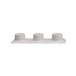 Croydex Triple Cloth Holders - White - thumbnail 3