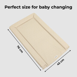 My Babiie Changing Mat - Oatmeal Herringbone - thumbnail 5