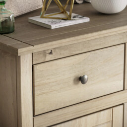 Vida Designs Sideboard Panama 2 Doors 2 Drawers Solid Pine Oak Stain - thumbnail 6