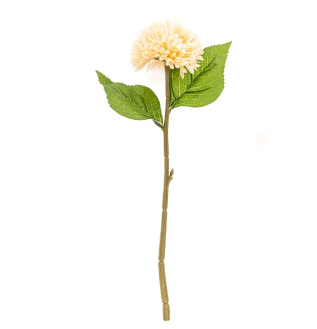 Candlelight Artificial Chrysanthemum Flower Stem Peach 42cm - image 1