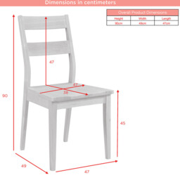 Dining Chairs Arcadia Oak 2pcs - thumbnail 7