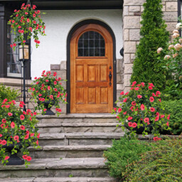 Yuejia 2Pcs 29.5in/75cmArtificial Flowers Faux Outdoor Plants Artificial Petunias For Outdoors Fake Petunias Plants Hanging Flower Patio Decor Outside Basket Realistic Silk Plant - thumbnail 3