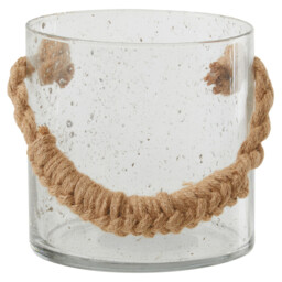 Interiors by Premier Lantern Kuta Rope Natural Small - thumbnail 1