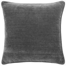 Yard Cushion Heavy Chenille Square Charcoal 50x50cm - thumbnail 4