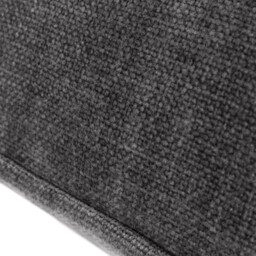 Yard Cushion Heavy Chenille Square Charcoal 50x50cm - thumbnail 3
