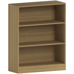 Vida Designs Bookcase Cambridge 3 Shelves Oak Effect - thumbnail 5