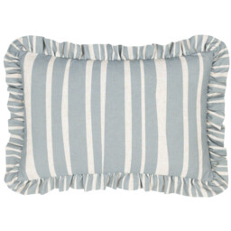 Furn Cushion Camron Stripe Rectangle Blue 46x60cm - thumbnail 4