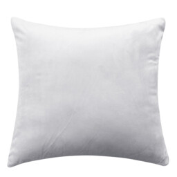 Deconovo Dutch Velvet cushion cover light grey color 50*50cm 1pc - thumbnail 1