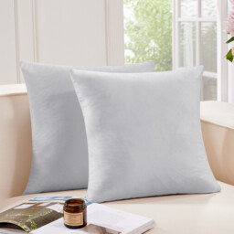 Deconovo Dutch Velvet cushion cover light grey color 50*50cm 1pc - thumbnail 5