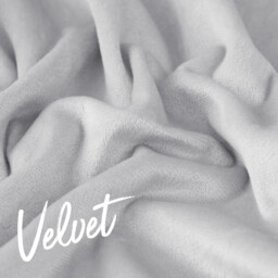 Deconovo Dutch Velvet cushion cover light grey color 50*50cm 1pc - thumbnail 4