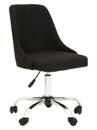 Interiors by Premier Office Chair Brent Black/Chrome - thumbnail 4