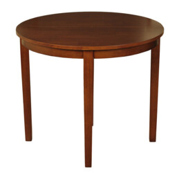 Dining & Console Table Hanover Round/Half Moon Extendable Walnut D:90cm - thumbnail 3