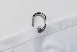 Croydex Shower Curtain Polyester White 180x180cm - thumbnail 5