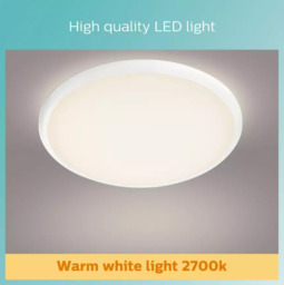 Philips Ceiling Light LED Luminaire Spray Bathroom Warm White 12W D: 28.7cm - thumbnail 6