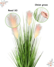 DDHS 34inch Artificial Greenery Floor Plants-2pcs - thumbnail 3