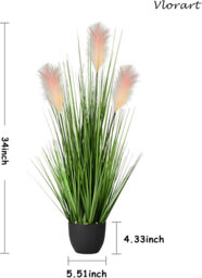 DDHS 34inch Artificial Greenery Floor Plants-2pcs - thumbnail 5