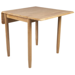 Dining Table Cologne Rectangle Extendable Drop Leaf Oak 76x61-97cm - thumbnail 7