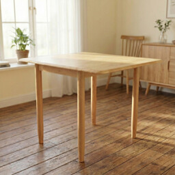 Dining Table Cologne Rectangle Extendable Drop Leaf Oak 76x61-97cm - thumbnail 2