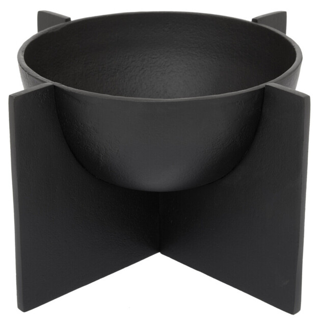 Fifty Five South Decorative Bowl Hapax Abstract Stand Black - image 1