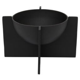 Fifty Five South Decorative Bowl Hapax Abstract Stand Black - thumbnail 2