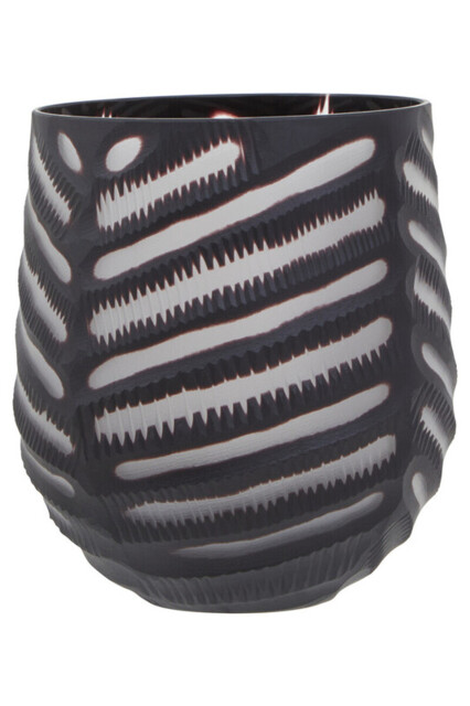 Fifty Five South Vase Hessa Chevron Grey Small - image 1