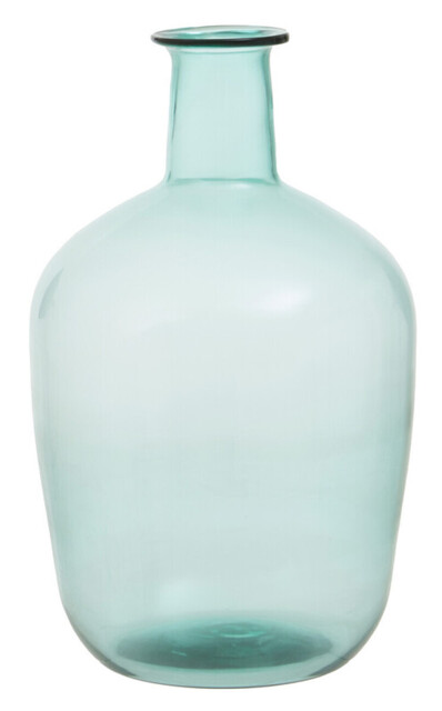 Interiors by Premier Vase Bexley Blue Recycled Glass Small - image 1
