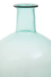 Interiors by Premier Vase Bexley Blue Recycled Glass Small - thumbnail 3