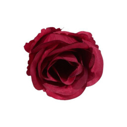 Wei’s Moment 20Pcs Artificial Flowers Roses, Real Touch  Foam Roses, Fake Flowers Rose for DIY Wedding Bridal Bouquets Baby Shower Table Centerpieces Home Decorations, Cream Burgundy - thumbnail 5