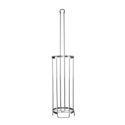 Croydex Wire Toilet Roll Holder - Chrome - thumbnail 2