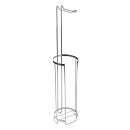 Croydex Wire Toilet Roll Holder - Chrome - thumbnail 4