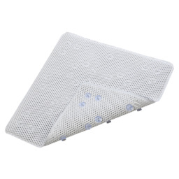 Croydex Bath & Shower Mat Teviot Anti Slip White 53x55cm - thumbnail 3