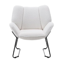 chairus Armchair for Living Room Upholstered Tub Chair Single Occasional Accent Chair with Metal Legs - thumbnail 1