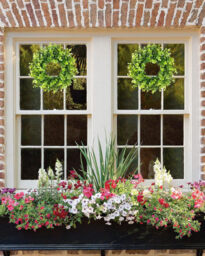 11 Inch Artificial Boxwood Small Wreath -2pcs - thumbnail 4