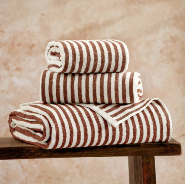 Yard Bath Towel Hebden Pecan 70x130cm - image 1