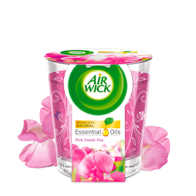Air Wick Candle Pink Sweet Pea 105g - image 1