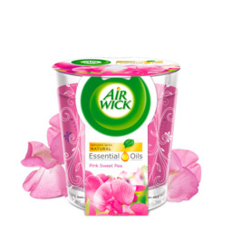 Air Wick Candle Pink Sweet Pea 105g - thumbnail 1