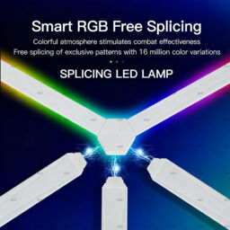 Intelligent WiFi Wandleuchten,6 Stück,Musik-Sync Mehrfarben,über 40 dynamische Szenen,funktioniert mit Alice Alexa und Google Assistant,Home Decor LED-Lichtleiste für Gaming Party Club Bar Home - thumbnail 6