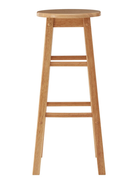 Maison by Premier Bar Stool Selby Rubberwood Natural - image 1