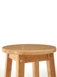 Maison by Premier Bar Stool Selby Rubberwood Natural - thumbnail 4