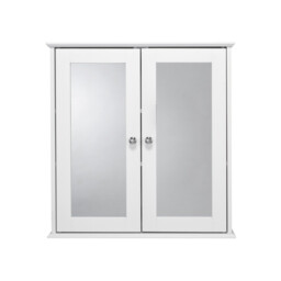 Croydex Bathroom Mirror Cabinet (58x56x13cm) - Ashby White - thumbnail 7
